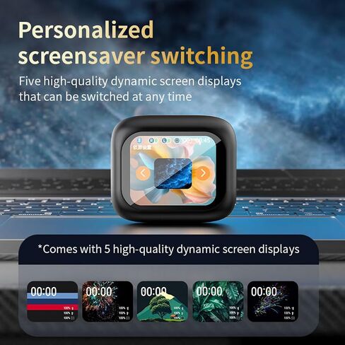ANC Earbuds with Touch Screen Case Active Noise Cancelling Earbuds Gaming Bluetooth Wireless in Ear Headphones Music ENC TWS Ear Buds Sport Running Earphones for iOS Android in Saudi Arabia