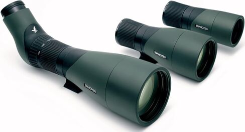 SWAROVSKI Optik ATX Spotting Scope Modular Zoom Eyepiece (Angled Viewing) Bundle with SWAROVSKI Optik ATX, STX, and BTX Arca Swiss Objective Module (95mm, Green) and CSO Cleaning Set Module (3 Items) in Saudi Arabia