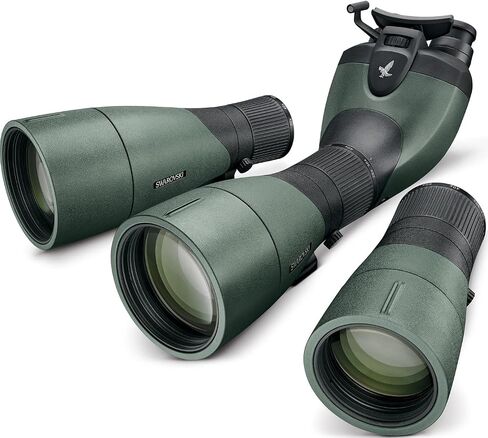 SWAROVSKI Optik ATX Spotting Scope Modular Zoom Eyepiece (Angled Viewing) Bundle with SWAROVSKI Optik ATX, STX, and BTX Arca Swiss Objective Module (95mm, Green) and CSO Cleaning Set Module (3 Items) in Saudi Arabia