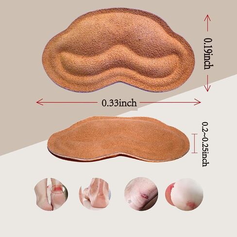 Space Lion Leather Heel Pads Liner Cushions,Inserts for Loose Shoes and Boot, Improved Shoe Fit and Comfort,Prevent Heel Slip and Blister 3 Pairs(Nude,0.2inch) in Saudi Arabia