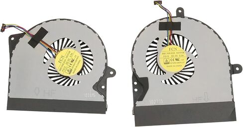 Laptop CPU+GPU Cooling Fan Replacement for DFS561405PL0T DFS501105PR0T Fit for ASUS G751 G751J G751M G751JT G751JY G751JL in Saudi Arabia