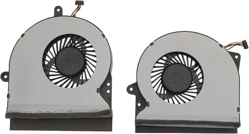 Laptop CPU+GPU Cooling Fan Replacement for DFS561405PL0T DFS501105PR0T Fit for ASUS G751 G751J G751M G751JT G751JY G751JL in Saudi Arabia