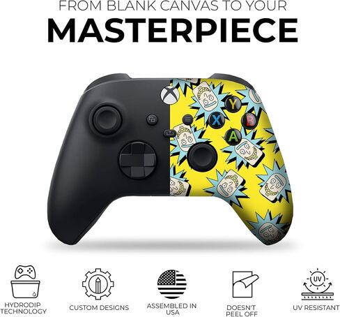 إصدار خاص من جهاز التحكم DreamController الأصلي X-box Modded متوافق مع X-box One S/X-box Series X/S وWindows 10 مصنوع بتقنية طباعة HydroDip المتقدمة (ليس مجرد جلد) in Kuwait