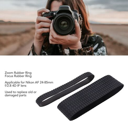 عدسة وملحقات عدسة الكاميرا تكبير وقبضة التركيز حلقة مطاطية بديلة لعدسة Nikon Af 24‑85Mm F 2.8 4D If in Saudi Arabia