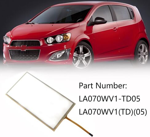 شاشة لمس راديو GXARTS مقاس 7 بوصات LA070WV1-TD05 متوافقة مع ملاحة Chevy Spark Sonic MYLINK 2012 2013 2014 2015 2016 in Saudi Arabia