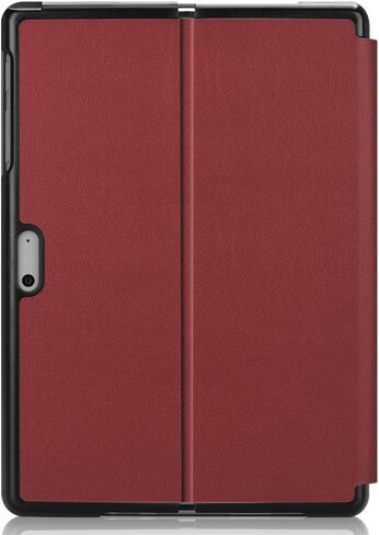 Gylint Case for Surface Go 4 2023 /Go 3 2021 /Go 2 2020 /Surface Go 2018, Slim Fit Leather Smart Case Cover with Pencel Holder for Microsoft Surface Go Black in Saudi Arabia