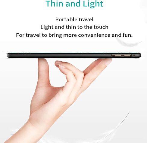 حافظة لجهاز iPad الجيل التاسع 2021، لجهاز iPad الجيل التاسع 2021/الجيل الثامن 2020/الجيل السابع 2019، غطاء حامل ذكي من جلد البولي يوريثان مع تنبيه/غفو تلقائي لجهاز Apple iPad 10.2 بوصة، كرة قدم in Kuwait