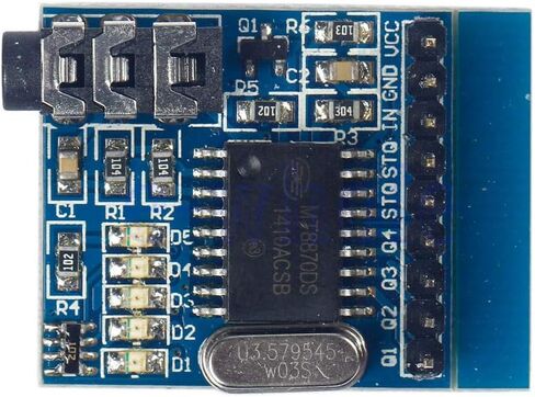 MT8870 DTMF وحدة فك تشفير الصوت وحدة فك تشفير الكلام الهاتف/الصوت in Saudi Arabia