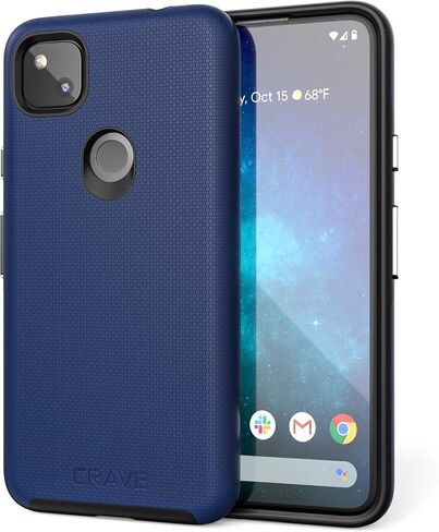 Crave Pixel 4a Case, Dual Guard Protection Series Case for Google Pixel 4a - Forest Green in Kuwait
