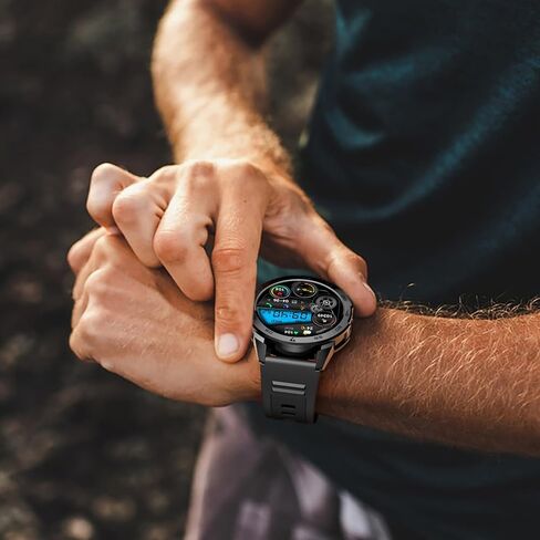 سوار ساعة LIGE 22 ملم من السيليكون للساعة الذكية BW1846/ST19 /SML6، سوار معصم بديل من المطاط الناعم المقاوم للماء قابل للتعديل مع إبزيم رياضي من الفولاذ المقاوم للصدأ مطلي بالفضة (K56-أسود) in Kuwait