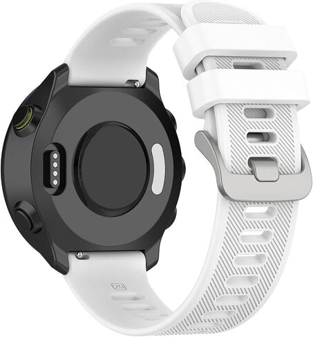 متوافق مع سوار ساعة Garmin Forerunner 55، أشرطة بديلة من السيليكون 20 مم لساعة Garmin Vivoactive 3 / Vivoactive 5 / Forerunner 245 / Forerunner 645 الذكية. in Kuwait