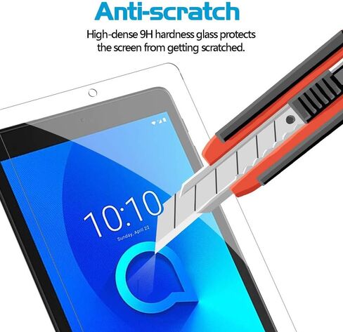 VIESUP [عبوة من قطعتين] واقي شاشة لجهاز Alcatel Joy Tab 2/Joy Tab/Joy Tab Kids/Alcatel 3T 8"، شاشة حماية عالية الدقة مضادة للخدش وسهلة التركيب من الزجاج المقسى لجهاز Alcatel Joy Tab 2 in Saudi Arabia