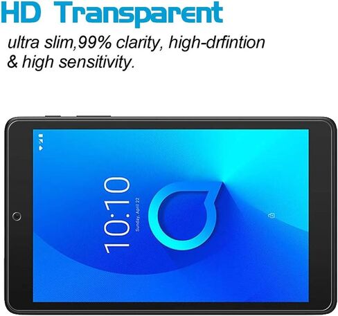 VIESUP [عبوة من قطعتين] واقي شاشة لجهاز Alcatel Joy Tab 2/Joy Tab/Joy Tab Kids/Alcatel 3T 8"، شاشة حماية عالية الدقة مضادة للخدش وسهلة التركيب من الزجاج المقسى لجهاز Alcatel Joy Tab 2 in Saudi Arabia