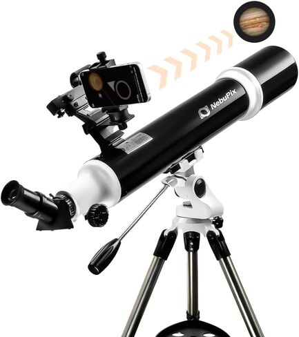 Telescope,91mm Aperture 700mm FL w/Star-Finding System, Telescope for Adults high Powered, with All Metal AZ Mount/Phone Adapter/Remote,for Beginners in Saudi Arabia