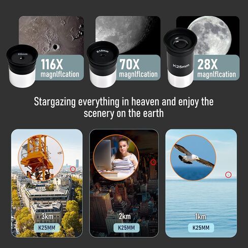 Telescope,91mm Aperture 700mm FL w/Star-Finding System, Telescope for Adults high Powered, with All Metal AZ Mount/Phone Adapter/Remote,for Beginners in Saudi Arabia