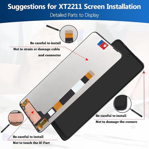 6.8 بوصة لجهاز Motorola Moto G Stylus 2022 استبدال الشاشة لموتورولا G Stylus 2022 XT2211 XT2211-1 XT2211DL شاشة LCD تعمل باللمس مع أدوات إصلاح in Kuwait