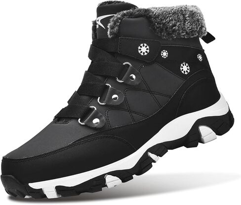ASHION Womens Snow Boots Warm Fur Lined Winter Boots Comfortable Ankle Booties Outdoor Hiking Boots for Women in Saudi Arabia