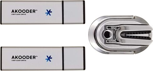 64GB USB 2.0 Flash Drive (Two Pack 64GB x 2 = 128GB + Finger Ring Kickstand) Memory Stick Thumb Drive Zip Drive Jump Drive in Saudi Arabia