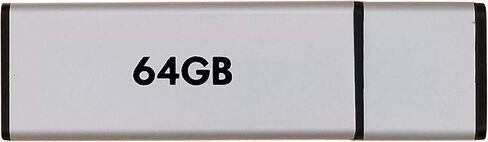 64GB USB 2.0 Flash Drive (Two Pack 64GB x 2 = 128GB + Finger Ring Kickstand) Memory Stick Thumb Drive Zip Drive Jump Drive in Saudi Arabia