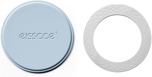 Slim Flat Stick-on Magnetic Wall Sticker for Phones, Compatible with Magnetic Phones iPhone 12/13/14, and Universal with Snap Phone Sticke (Blue) in Saudi Arabia
