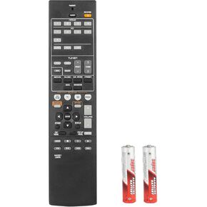 RAV521 ZJ66500 Remote Control Compatible With Yamaha AV Receiver RX-V283 RX-V373 RX-V375 RX-V377 RX-V377BL RXV381 RXV383 RXV385 RXV471 RXV475 RXV477 RXV483 RXV485 Replacement Controller With Batteries