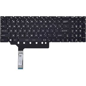 لوحة مفاتيح بديلة لـ MSI GP76 Leopard GE76 Raider GS76 Stealth Vector GP76 10UE 10UG 10UH 11UE 11UH 11UG 12UH 12UE MS-17K3 MS-17K2/17K1 سلسلة كمبيوتر محمول مع لوحة مفاتيح بإضاءة خلفية RGB لكل مفتاح تخطيط أمريكي in Kuwait