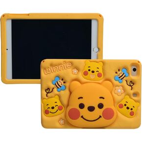 Cartoon Case for iPad 10.9" 2022，MONEHOYSY Cute Soft Silicone Kickstand [Drop Proof,Shock Proof,Anti Slip] Back Stand Cover Case for Kids Children Teens Girls Boys (for Stitch)