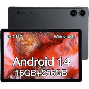 AGM Tablet 11 inch Android 14 Tablets, PAD P2 with 256GB Storage(Expand to 2TB), Helio G99 CPU, 7850mAh, 4 Speakers, Widevine L1 FHD Display,5GHz WiFi, 50MP+8MP,GPS, OTG, Compass