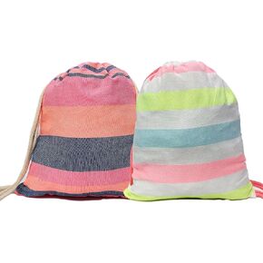 Organix 12 Pieces Drawstring Backpack Bag, Lightweight Cinch Bags, Party Bags Cotton Drawstring Backpack, Ideal for Birthday Parties, Gym, Beach, Yoga, Picnic