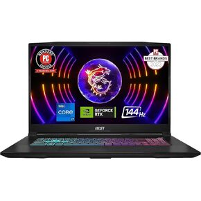 MSI Katana 17 B13VFK Gaming Laptop 2023 17.3" FHD 1920 x 1080 IPS 144 Hertz Intel Core i7-13620H NVIDIA GeForce RTX 4060 8GB GDDR6 48GB DDR5 1TB SSD Four-Zone RGB Backlit Keyboard Windows 11 Pro