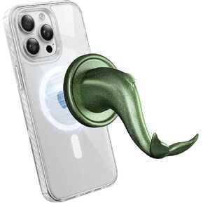 TOPGO Magnetic 2IN1 Hook&Holder, 360 Degree Rotating Suction Phone Holder，Cruise Ship Hook and Airplane Travel Accessories, Video Recording Kit Compatible with Magsafe, Grill and Fridge Hook
