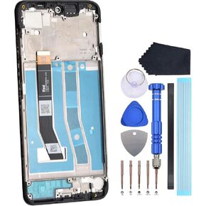 IPS LCDPre Install Screen Replacement for Motorola Moto G54 XT2343-1 Display Touch Digitizer Screen Repair Part with Screen Frame