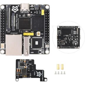 Waveshare Luckfox Pico Ultra RV1106 Linux Micro Development Board, Integrates ARM Cortex-A7/RISC-V MCU/NPU/ISP Processors, with 8GB EMMC, with PoE Module