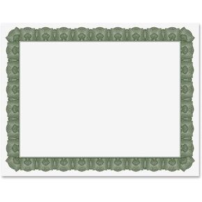 Geographics Burgundy Frame Gold Foil Certificates,8.5 x 11", 15/Pack (48671) in Kuwait