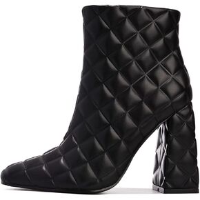 Cape Robbin Women Chunky Block High Heels Booties