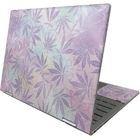 MightySkins Glossy Glitter Skin Compatible with HP Envy x360 13" (2022) - Pastel Mary | Protective, Durable High-Gloss Glitter Finish | Easy to Apply, Remove, and Change Styles | Made in The USA