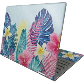 MightySkins Glossy Glitter Skin Compatible with HP Envy x360 13" (2022) - Summer Vibes | Protective, Durable High-Gloss Glitter Finish | Easy to Apply, Remove, and Change Styles | Made in The USA