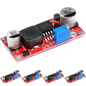 5PCS XL6009 Boost Buck DC-DC 15W Booster Modules Adjustable Step Up Down Converter Module Solar Voltage