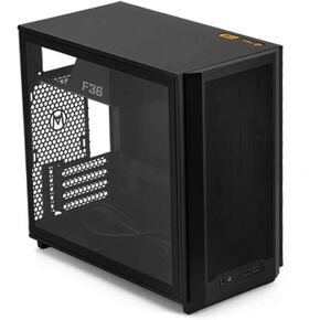 Flyer Series F36 MATX case Support BTF Back Plug Motherboard 280 Water-Cooled 165MM air-Cooled (Black)