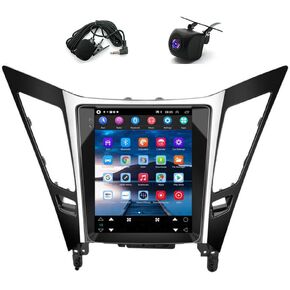 2G+32G Android 13 Double Din Car Stereo Radio for Hyundai Sonata 2011-2015, 9.7 Inch Touch Screen Radio with Wireless Apple Carplay Android Auto, Bluetooth GPS WiFi DSP FM RDS +Mic, AHD Backup Camera