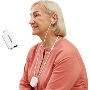 TV Headphones Wireless for Seniors – Comfortable Wireless Earbuds for TV Listening with USB Transmitter Set Optical, 15hrs Playtime, 100 FT Range, Easy to Use & Strong Compatible & No Delay