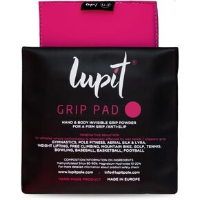 LUPIT POLE - ONE Pack - Dry Hands Pole Dance Grip G3 Sweaty Hands Grip Aid | 2 Side Grip, for Dry Dancing Pole and Dry Hands – Hydrophobic Nano Substance (Pink)