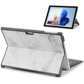 Slim Lightweight Marble Tablet Cover for Microsoft Surface Pro 7+, 7, 6, 5, 4, LTE, Hard Protective Case, Compatible with Type Cover Keyboard in Saudi Arabia