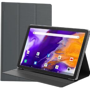 D106A Tablet Case for 10 inch, Compatible, MEIZE, KADYBE, FEONAL, Sturdy and Drop-Proof, Stand Feature to Play Videos with The Tablet Upright (Gray)