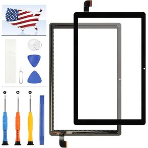 for BLU M10L Pro 2023 M0215UU Screen Replaceent 10.1 inch for BLU M10L Pro 2023 M0215UU Touch Screen Digitizer Front Glass Panel Repair Kit(Not Display LCD)