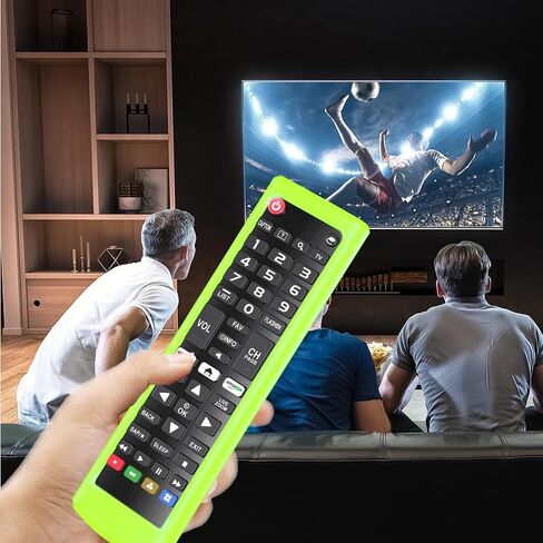 Case for LG TV Remote, Battery Cover Compatible with LG Remote Control for Smart TV AKB Series Universal TV Remote Cover Glow in The Dark Blue in Kuwait