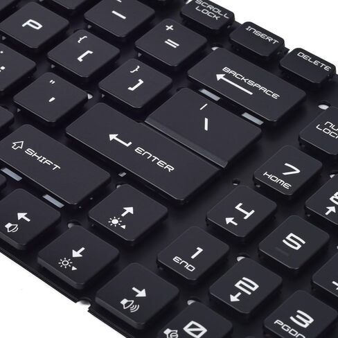 لوحة مفاتيح بديلة لـ MSI GP76 Leopard GE76 Raider GS76 Stealth Vector GP76 10UE 10UG 10UH 11UE 11UH 11UG 12UH 12UE MS-17K3 MS-17K2/17K1 سلسلة كمبيوتر محمول مع لوحة مفاتيح بإضاءة خلفية RGB لكل مفتاح تخطيط أمريكي in Kuwait