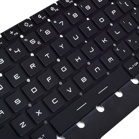 لوحة مفاتيح بديلة لـ MSI GP76 Leopard GE76 Raider GS76 Stealth Vector GP76 10UE 10UG 10UH 11UE 11UH 11UG 12UH 12UE MS-17K3 MS-17K2/17K1 سلسلة كمبيوتر محمول مع لوحة مفاتيح بإضاءة خلفية RGB لكل مفتاح تخطيط أمريكي in Kuwait