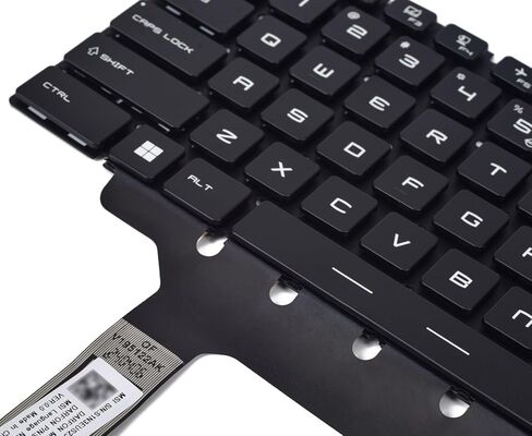 لوحة مفاتيح بديلة لـ MSI GP76 Leopard GE76 Raider GS76 Stealth Vector GP76 10UE 10UG 10UH 11UE 11UH 11UG 12UH 12UE MS-17K3 MS-17K2/17K1 سلسلة كمبيوتر محمول مع لوحة مفاتيح بإضاءة خلفية RGB لكل مفتاح تخطيط أمريكي in Kuwait