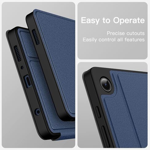JETech Folio Case for Samsung Galaxy Tab A9 8.7", Black in Kuwait